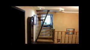 Сверх компактная лестница! Проем потолка 1х1м!