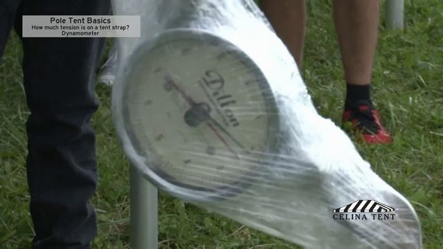 Pole Tent Basics - How Much Tension is on a Tent Strap? смотреть онлайн