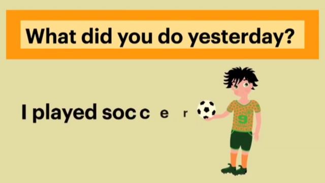 WHAT DID YOU DO YESTERDAY ? | ENGLISH GRADE 2 смотреть онлайн
