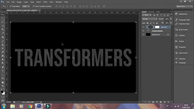 Cara Mudah Membuat Efek Metal Text di Photoshop смотреть онлайн