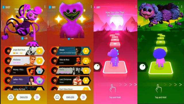 Mommy Long Legs VS Haggy Waggy VS Poppy Doll VS Pj mops!Tiles Hop EMD Rush!!! смотреть онлайн