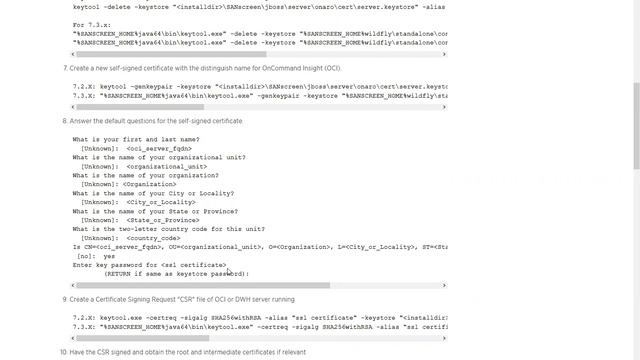OnCommand Insight CA Issued SSL Certificates смотреть онлайн