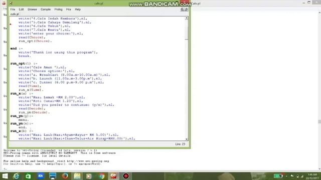 Tutorial Prolog Menu смотреть онлайн