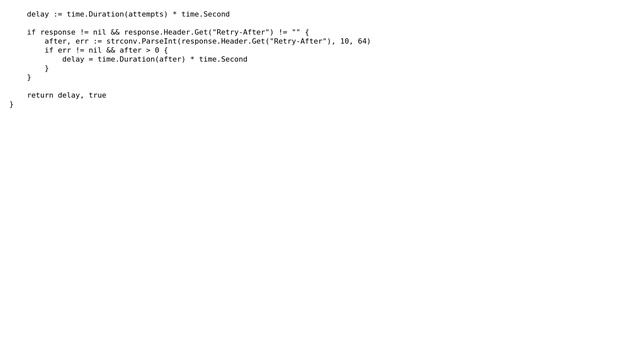 Code Review: Golang HTTP request retry code смотреть онлайн