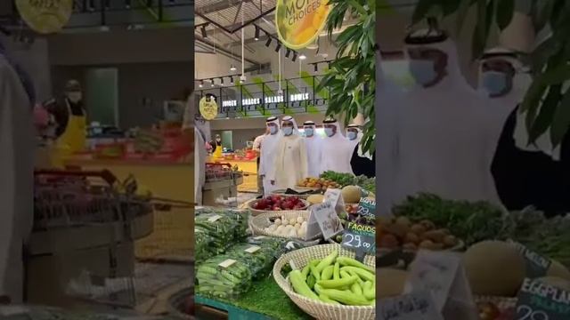 His highness Sheikh Mohammed Bin Al Rashid Maktoum visit Super market смотреть онлайн