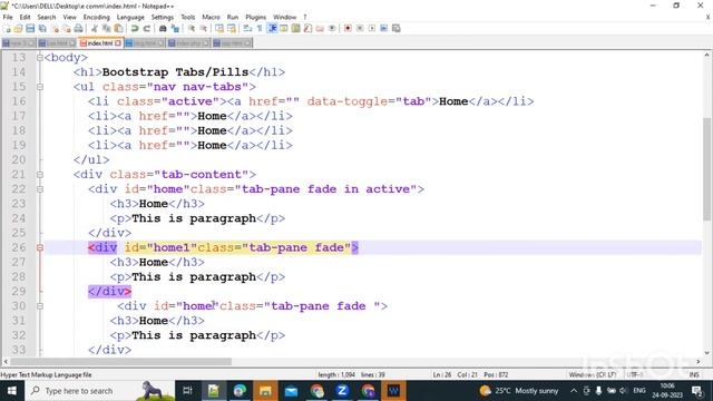 Bootstrap 3 Tabs & Pills /Lecture 15 смотреть онлайн