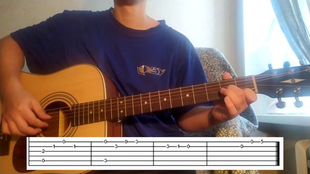 Кино (Виктор Цой) - кукушка простая мелодия на гитаре смотреть онлайн