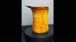 Чаша на ветру.  Работа по дереву.  Токарные работы