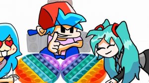 FNF Characters Tournament | POP-IT Battle | FRIDAY NIGHT FUNKIN ANIMATION | Compilation