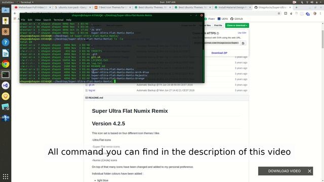 How To Install Theme Icon In Linux - Super Ultra Flat Numix Remix Icon смотреть онлайн