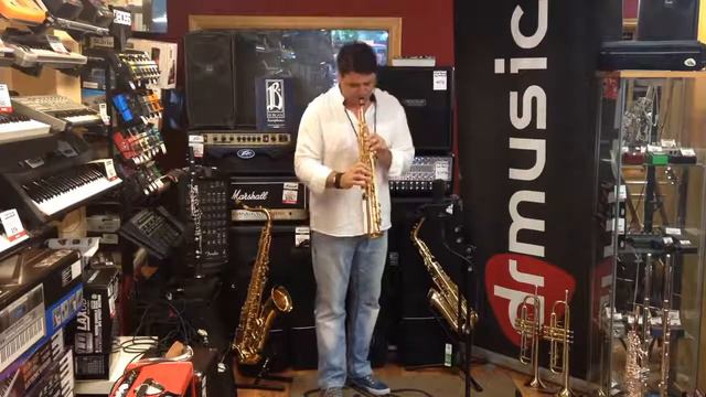 Royal Winds Instruments Straight Soprano Sax RSS55/1 One piece body смотреть онлайн