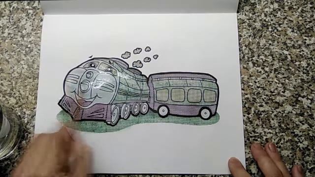 раскраска водой, проявляющая раскраска, супер быстро и легко... смотреть онлайн