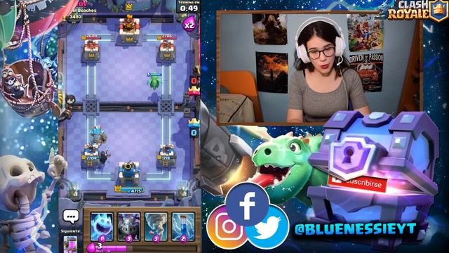 ¡¡ ES CASI IMPOSIBLE PERDER CON ESTE MAZO !! | Clash Royale | Blue Nessie смотреть онлайн