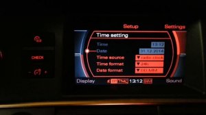 Ауди А6 С6 как поменять время и дату ( AUDI A6 how to change the time and date)
