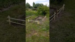 Декоративный забор для клумбы своими руками