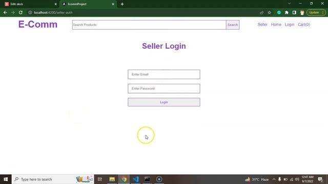 Angular project in Hindi #9 Seller Login Form | Angular E-commerce Project смотреть онлайн