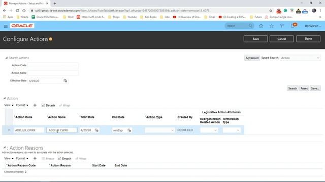 16. How to create an Action & Action Reasons in Oracle HCM Cloud смотреть онлайн