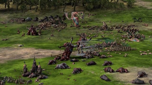 Animals for Wood Elves - OGRE KINGDOMS vs WOOD ELVES - TotalWar Warhammer 3 смотреть онлайн