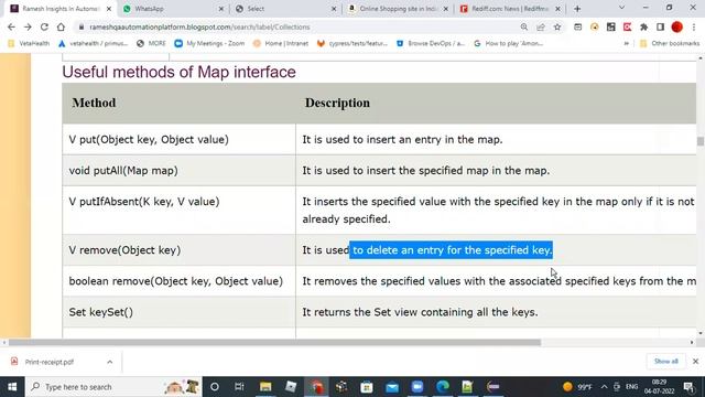 CoreJava Collection Map Part1 july20220704 смотреть онлайн