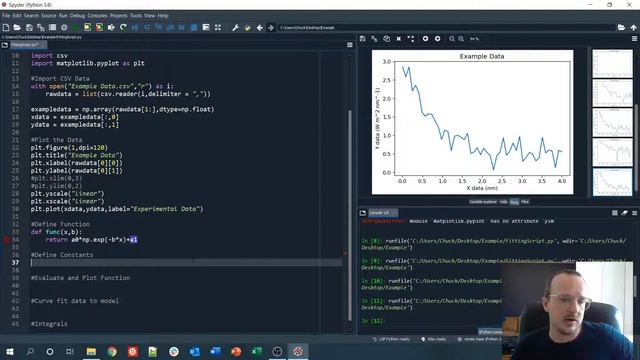 How to: Import, Plot, Fit, and Integrate Data in Python смотреть онлайн
