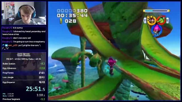 Sonic Heroes - Team Chaotix Speedrun - 40:33 [Game Time] смотреть онлайн