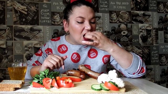 Mukbang. Сезон мангала открыла! Колбаски на углях + овощи. Духовка куплена! Аппетита! ♥ смотреть онлайн