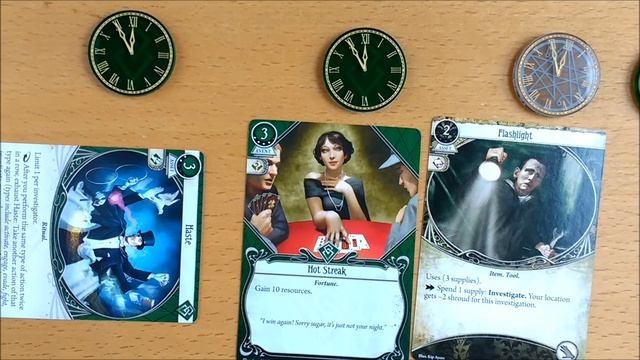 Haste Explained - Card Close up 001 - Arkham Horror the Card Game смотреть онлайн