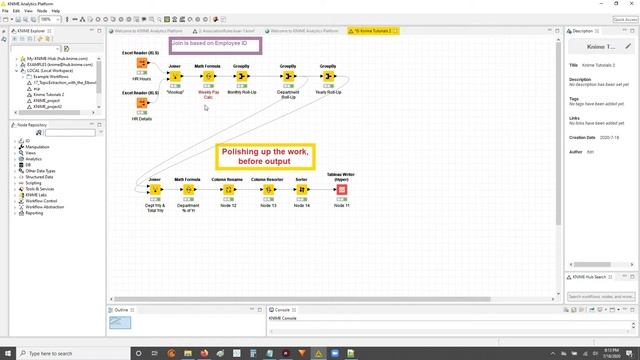 Knime - Adding Notes to Your Work Flows - Annotations смотреть онлайн