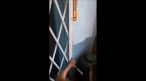 Раздвижные решётки на двери Professional M  Как установить