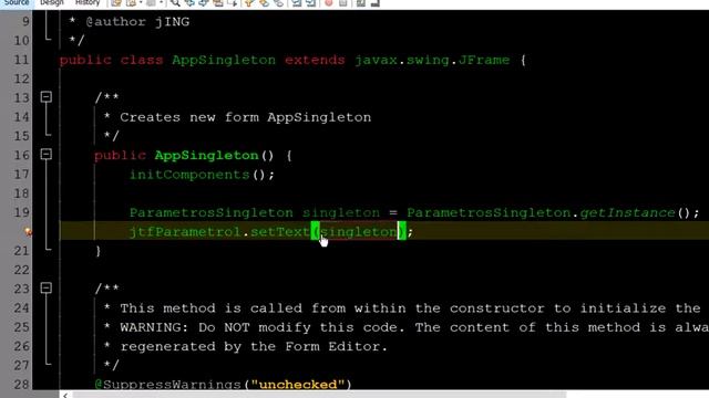 Como aplicar el Pátron de Diseño Singleton en Java смотреть онлайн
