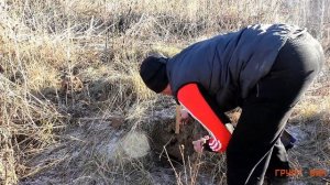 Fisher F44 с DD катушкой | Тест на закопанные монеты