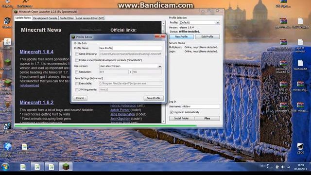 Как запустить minecraft 1.6 , 1.6.1 , 1.6.2 , 1.6.4 , 1.7 , 1.7.1 , 1.7.2 , 1.7.4 лаунчер на пиратк смотреть онлайн