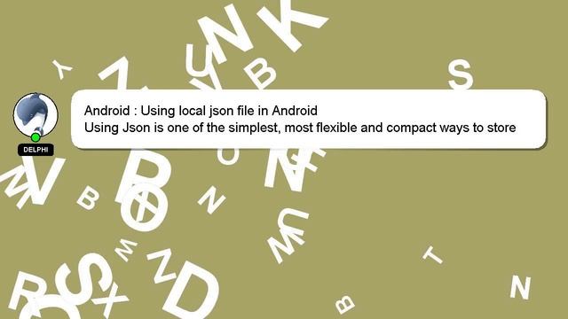 Android : Using local json file in Android смотреть онлайн