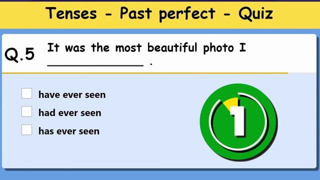 ENGLISH GRAMMAR TEST | TENSES - Past Perfect | English Grammar Quiz смотреть онлайн