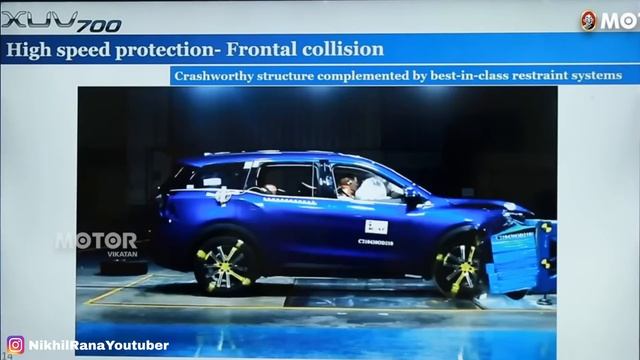 MAHINDRA XUV700 CRASH TEST ? XUV700 FRONTAL AND SIDE COLLISION TEST DETAILS | HOW SAFE IS XUV 700 смотреть онлайн