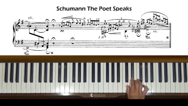 Schumann The Poet Speaks Op. 15 No. 13 Piano Tutorial смотреть онлайн