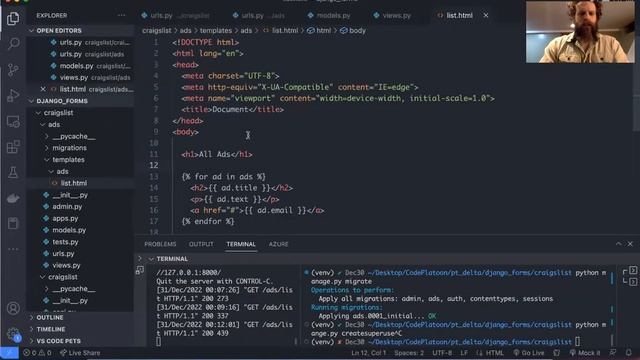 W13D4: Django Forms смотреть онлайн