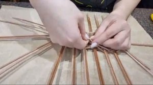 Плетеная Овальная Корзина Из Бумажной Лозы 2