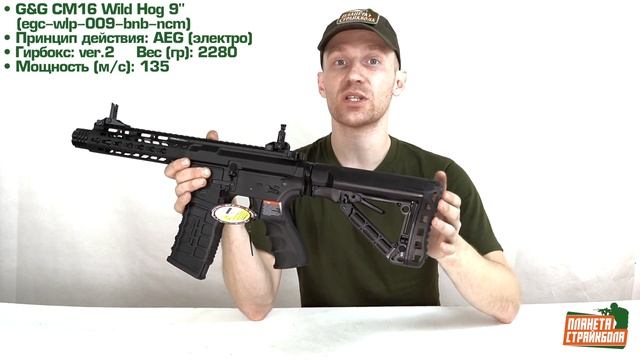 Обзор CM16 Wild Hog от G&G смотреть онлайн