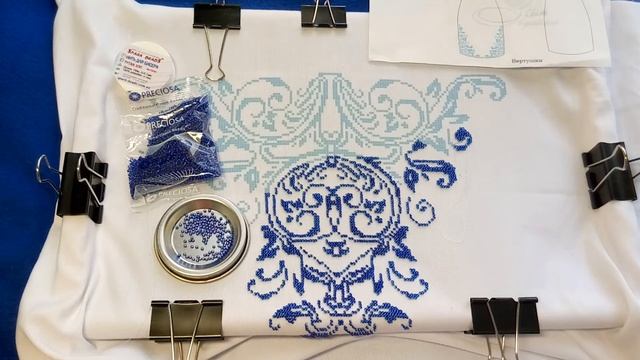 "Світ рукоділля" Платье, вышитое бисером. Завершение работы смотреть онлайн