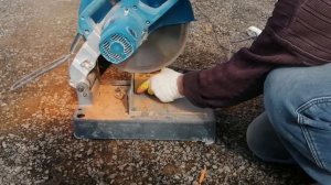 Пила торцовочная Makita КАК ОТРЕЗАТЬ КИРПИЧ