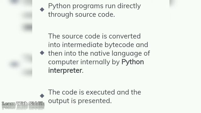 Part : 2 - Where Is Python Used ?| How Python Works| Python For Beginners | Learn With Siddik | 202 смотреть онлайн