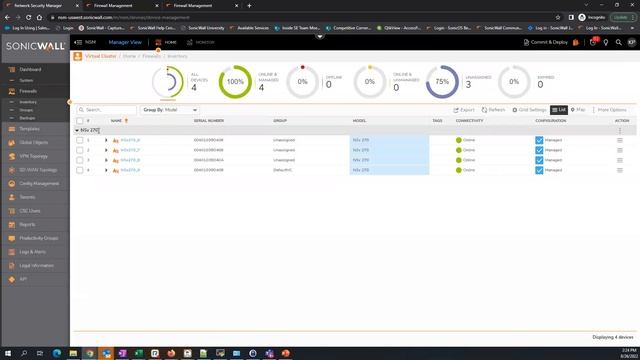 Learn how to manage your firewalls in the cloud using the SonicWall Network Security Manger NSM смотреть онлайн
