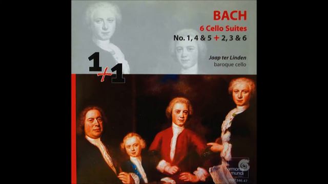 Bach Cello Suite No.5 in C minor BWV 1011 - Jaap Ter Linden 432Hz смотреть онлайн