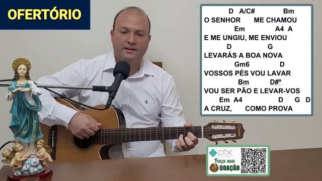 MÚSICAS QUINTA FEIRA SANTA LAVA-PÉS Ceia do Senhor CANTOS LITÚRGICOS CIFRADOS Missa do dia 14/04/22 смотреть онлайн