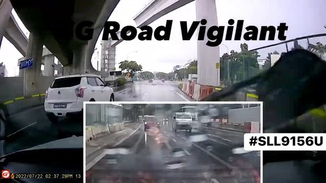 22jul2022 #SLL9156U toyota sienta GetGo rear ended by p plate driver whom claim camcar reversed смотреть онлайн