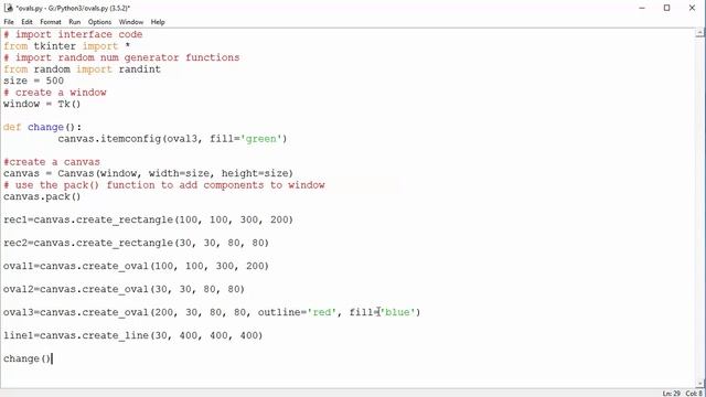 Beginner Programming: Working with the canvas using Python смотреть онлайн