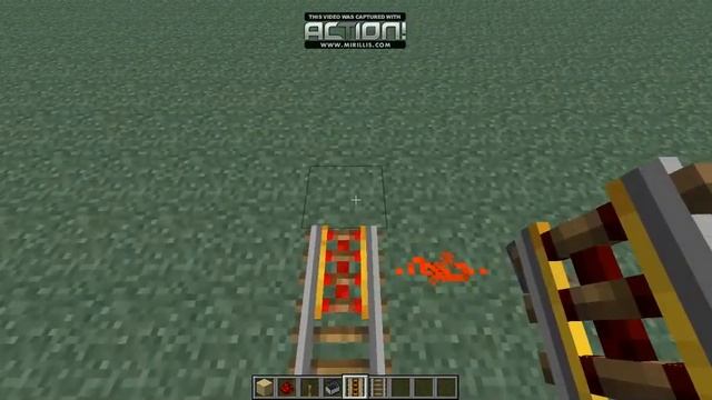 minecraft делаем вогонетку на рельсах смотреть онлайн