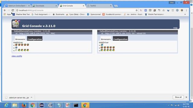 O3 WebDriver 21 Selenium Grid Configuration, Parallel test execution смотреть онлайн