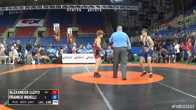 132 Quarterfinal - Frankie Indelli (Illinois) vs. Alexander Lloyd (Minnesota) смотреть онлайн